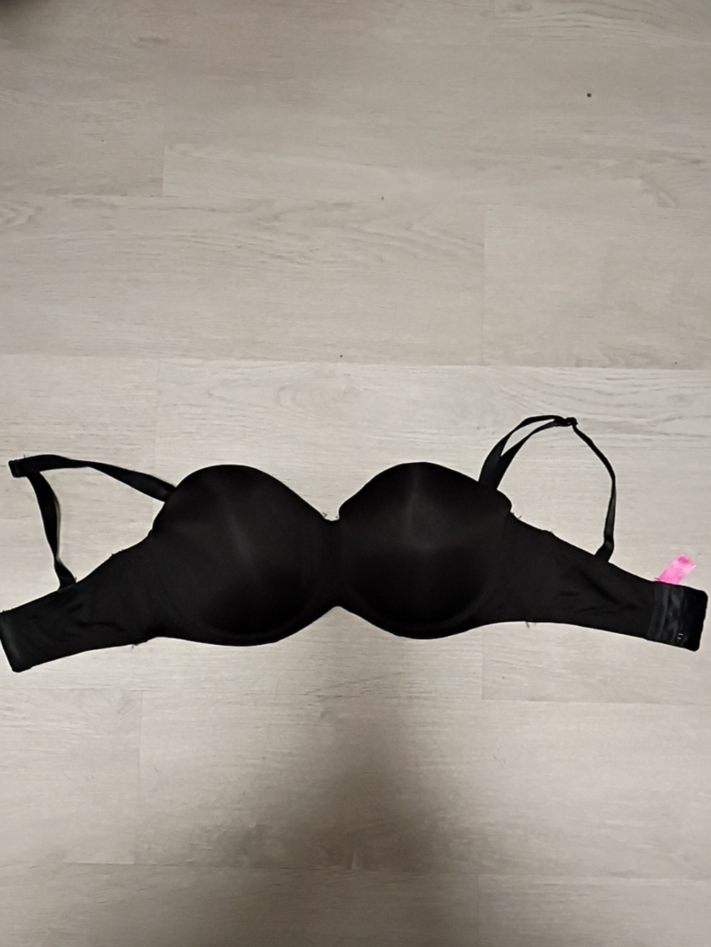 Fruit of the Loom Black Strapless Convertible Molded Bra